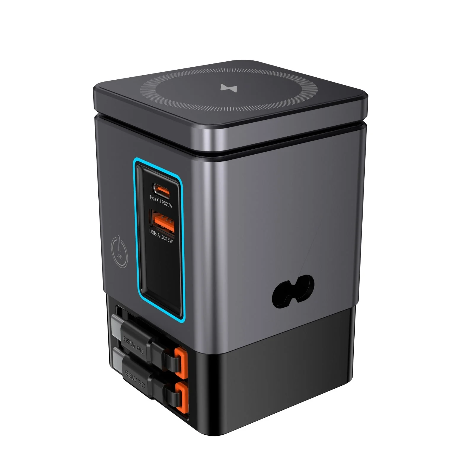 FlexHub – 105W 6-in-1 Wireless Charging Station for Multiple Devices - Image 4