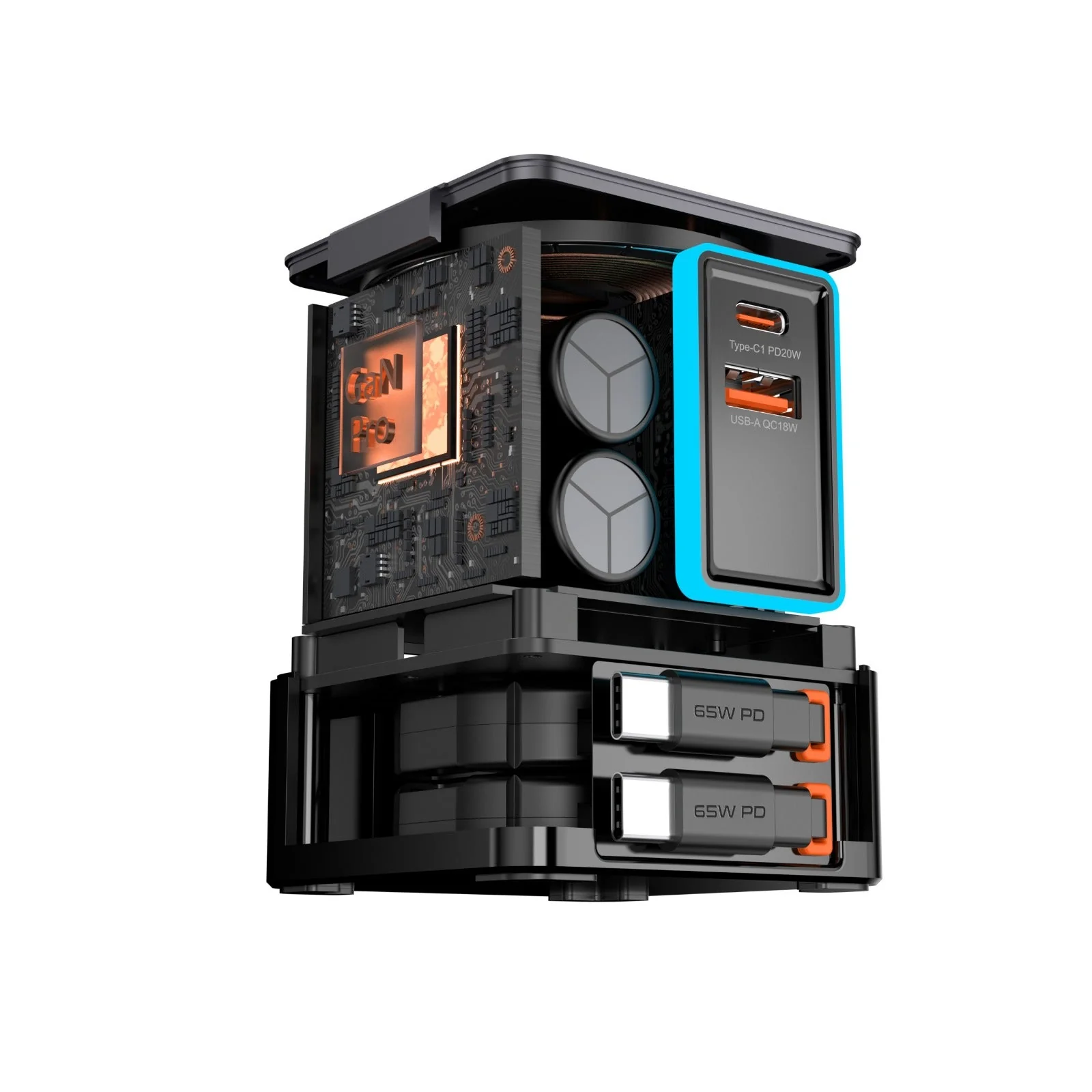 FlexHub – 105W 6-in-1 Wireless Charging Station for Multiple Devices - Image 7