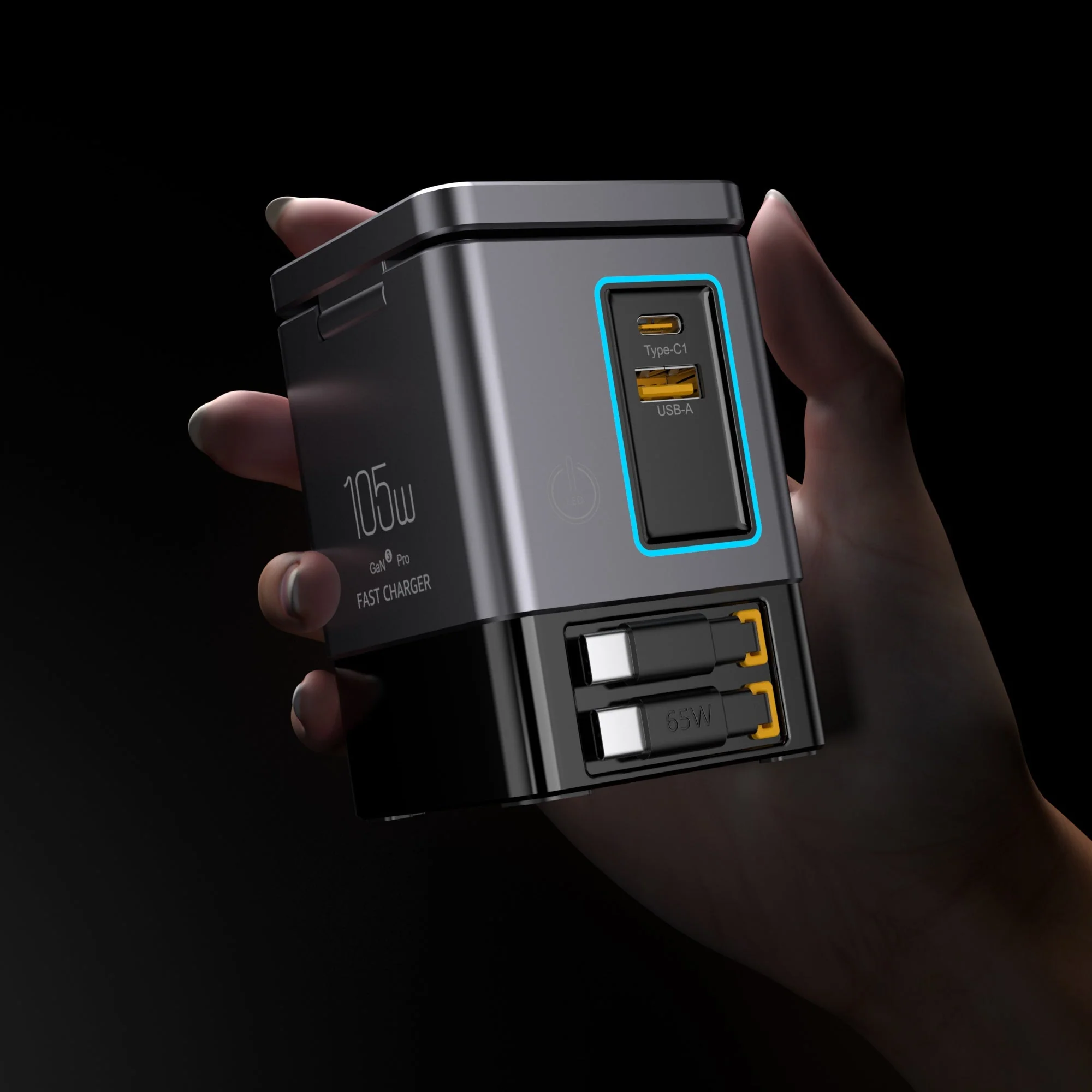 FlexHub – 105W 6-in-1 Wireless Charging Station for Multiple Devices - Image 9