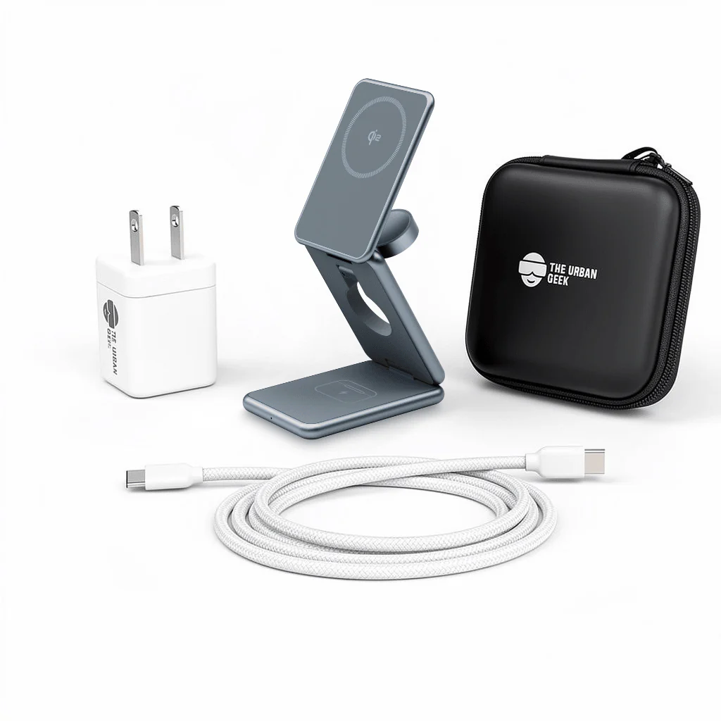 FlexCube Slim Qi/Qi2 3-in-1 Wireless Charger for Samsung - Image 4