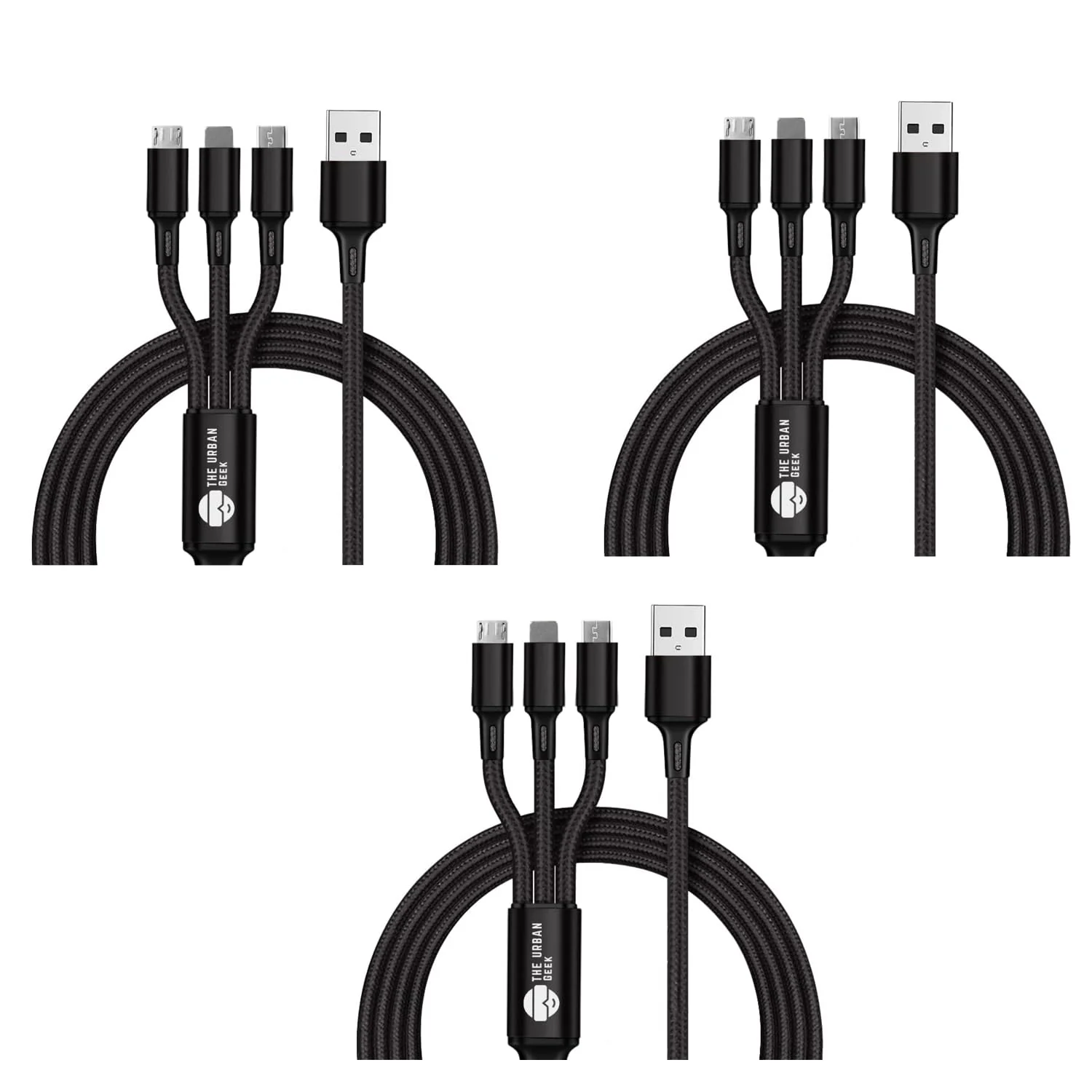 Link Trio 3-in-1 Charging Cable – [3 Pack] - Image 3