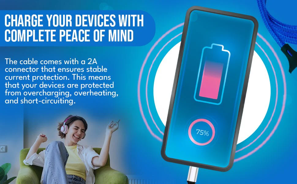 Link Trio 3-in-1 Charging Cable – [3 Pack] - Image 8