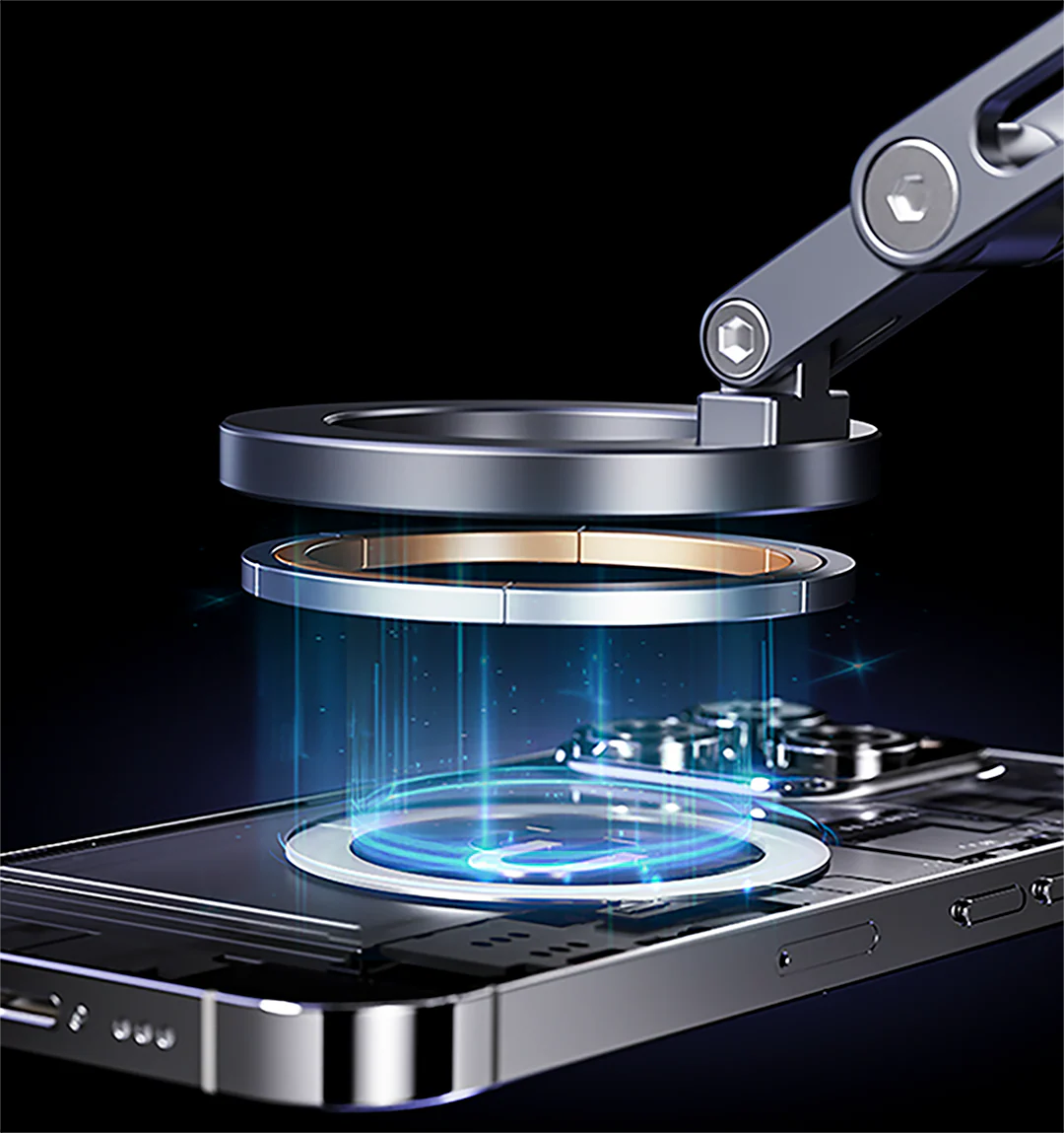 Grip Magnetic Car Mount – Strong Hold with Vacuum Lock & 360° Rotation - Image 4